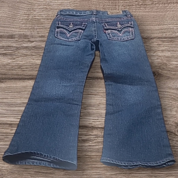LITTLE GIRL'S LEVI'S BOOT CUT JEANS - Picture 9 of 9